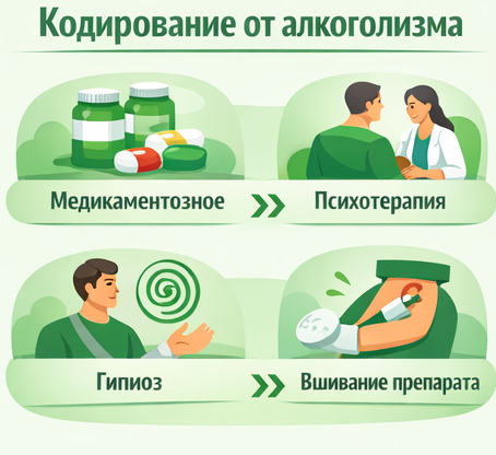 кодирование от алкоголизма в Тейково Санати
